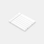 Personalisiertes kundengerechtes gezeichnetes post-it klebezettel (angewinkelt)