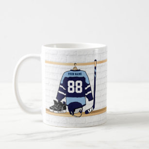Personalisiertes kundenspezifisches Eis-Hockey Kaffeetasse
