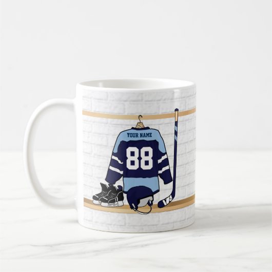 Personalisiertes kundenspezifisches Eis-Hockey Kaffeetasse (Links)
