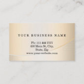 Personalisiertes kundenspezifisches elegantes visitenkarte (Rückseite)
