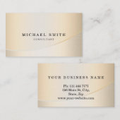 Personalisiertes kundenspezifisches elegantes visitenkarte (Vorne/Hinten)