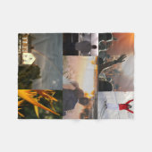 Personalisiertes kundenspezifisches Foto Fleecedecke (Vorderseite (Horizontal))