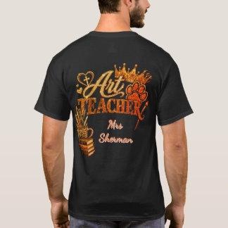 Personalisiertes Kunstlehrer-Shirt T-Shirt