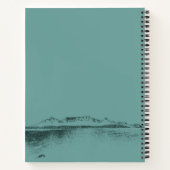 Personalisiertes künstlerisches Aquamarines Meer u Notizblock (Rückseite)