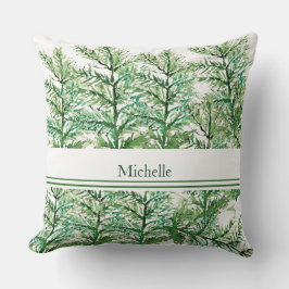 Personalisiertes künstlerisches Baummuster Kissen