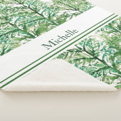 Personalisiertes künstlerisches Baummuster Sherpadecke (3/4)