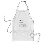 Personalisiertes Kunstwörterbuch Definition Schürz Schürze (Vorne)