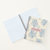 Personalisiertes Kuschelkoala-Muster Notizblock (Innenseite)