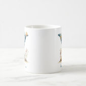 Personalisiertes Küstenmonogramm Y Anfangsbuchstab Kaffeetasse (Mittel)