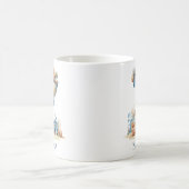 Personalisiertes Küstenmonogramm Z Anfangsbuchstab Kaffeetasse (Mittel)