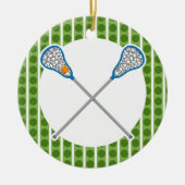 Personalisiertes La Crosse Keramikornament (Vorne)