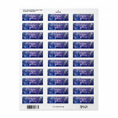 Personalisiertes Label Gold Glitzer (Vorne)