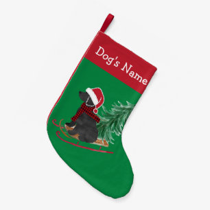 Personalisiertes Labradoodle Weihnachtsgeschirr Kleiner Weihnachtsstrumpf