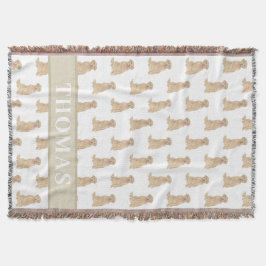 Personalisiertes Labrador (Dudley) Decke