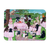 Personalisiertes Labrador Hochzeitsgemälde