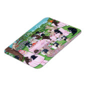 Personalisiertes Labrador Hochzeitsgemälde Magnet (Linke Seite)