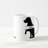 Personalisiertes Labrador Pet Groomer Kaffeetasse (VorderseiteRechts)