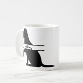 Personalisiertes Labrador Pet Groomer Kaffeetasse (Vorderseite Links)