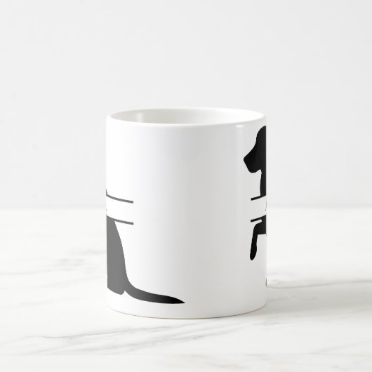 Personalisiertes Labrador Pet Groomer Kaffeetasse (Mittel)
