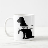 Personalisiertes Labrador Pet Groomer Kaffeetasse (Links)