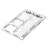 Personalisiertes Lace Daily Planer Organisator-Tag Notizblock (angewinkelt)