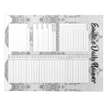 Personalisiertes Lace Daily Planer Organisator-Tag
