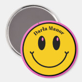 personalisiertes Lächelgesicht Magnet (Vorderseite/Rückseite)