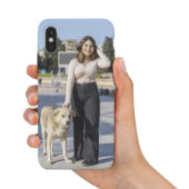 Personalisiertes Lächeln mit Hund Case-Mate iPhone Hülle