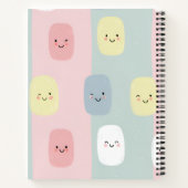 Personalisiertes Lächeln Pastel Süßigkeiten Kawaii Notizblock (Rückseite)