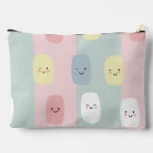 Personalisiertes Lächeln Pastel Süßigkeiten Kawaii Zubehörtasche (Rückseite)