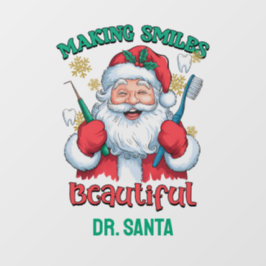 Personalisiertes Lächeln schön Fensteraufkleber