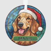 Personalisiertes Lackrückhaltegerät Ornament (Rückseite)