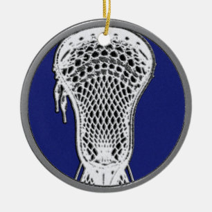 Personalisiertes Lacrosse-Andenken Keramik Ornament