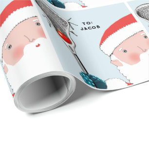 Personalisiertes Lacrosse-Geschenk für die Feierta Geschenkpapier