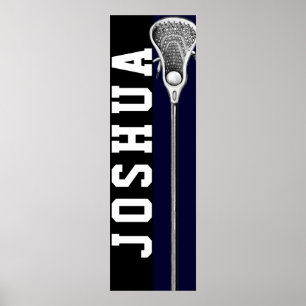 personalisiertes Lacrosse-Plakat Poster