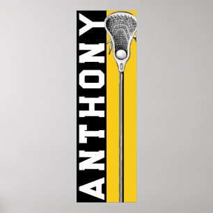 Personalisiertes Lacrosse Poster