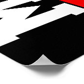 personalisiertes Lacrosse Poster (Ecke)