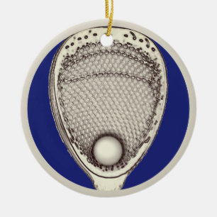 Personalisiertes Lacrosse-Torwart 2026 Sammlerstüc Keramik Ornament