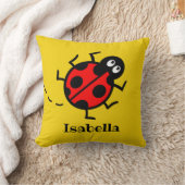 Personalisiertes Ladybird Pattern Cushion Kissen (Decke)