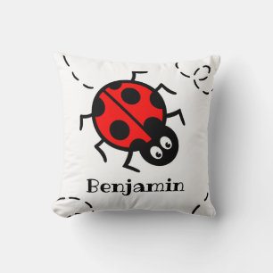 Personalisiertes Ladybird Pattern Cushion Kissen