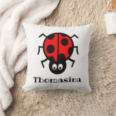 Personalisiertes Ladybird Pattern Cushion Kissen (Decke)