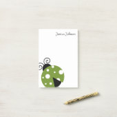 Personalisiertes Ladybug-Notizblock Post-it Klebezettel (Auf Schreibtisch)