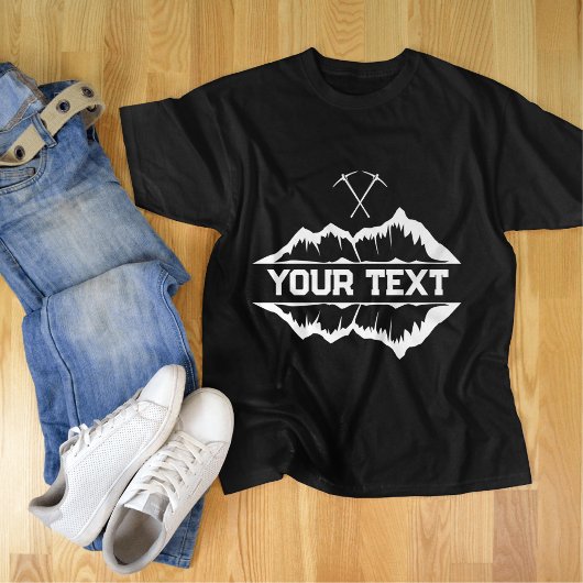Personalisiertes Lager , Bergtour, Wanderfreunde T-Shirt