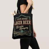 Personalisiertes Lager Bierbrauer Co Label Bar Pub Tasche (Von Nahem)