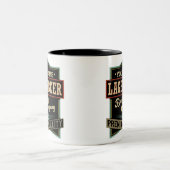 Personalisiertes Lager Bierbrauer Co Label Bar Pub Zweifarbige Tasse (Mittel)