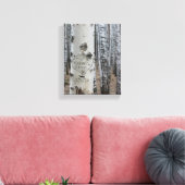 Personalisiertes Land Rustikale Namen im Herzen Leinwanddruck (Insitu (Wohnzimmer))