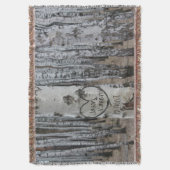 Personalisiertes Land Rustikales Herz Decke (Vorderseite Vertikal)