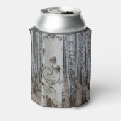 Personalisiertes Land Rustikales Herz Dosenkühler (Kanne Rückseite)