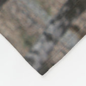 Personalisiertes Land Rustikales Herz Fleecedecke (Ecke)