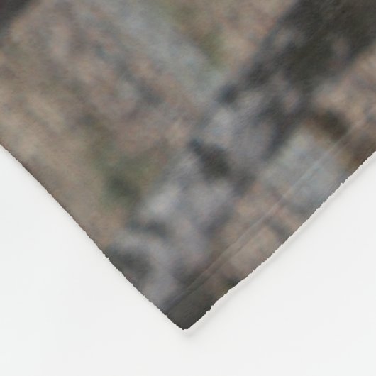 Personalisiertes Land Rustikales Herz Fleecedecke (Ecke)